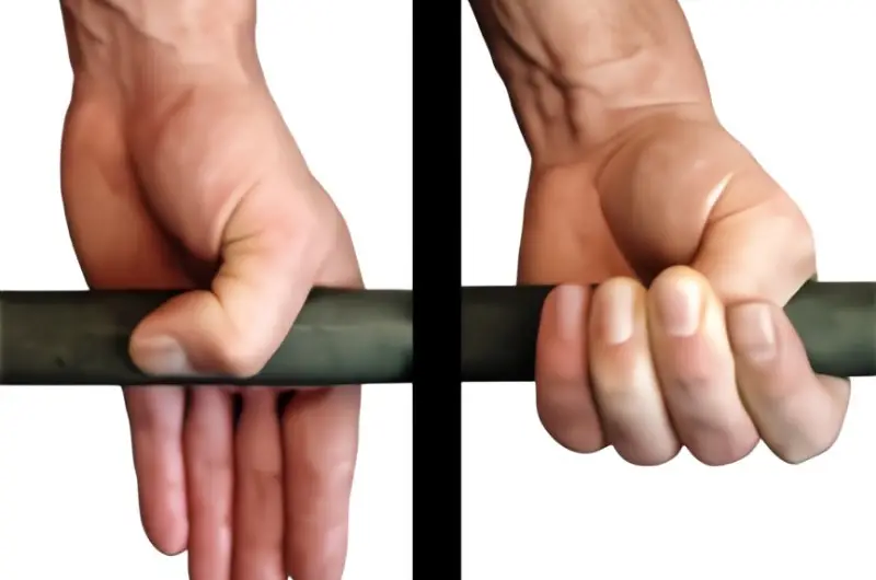Le Hook Grip : une prise qui permet de soulever plus lourd
